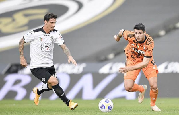 Trận đối đầu giữa Juventus với Spezia